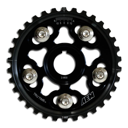 Suncoast Marine and Auto offers Adjustable Cam Gear Black (AEM23-802BK)