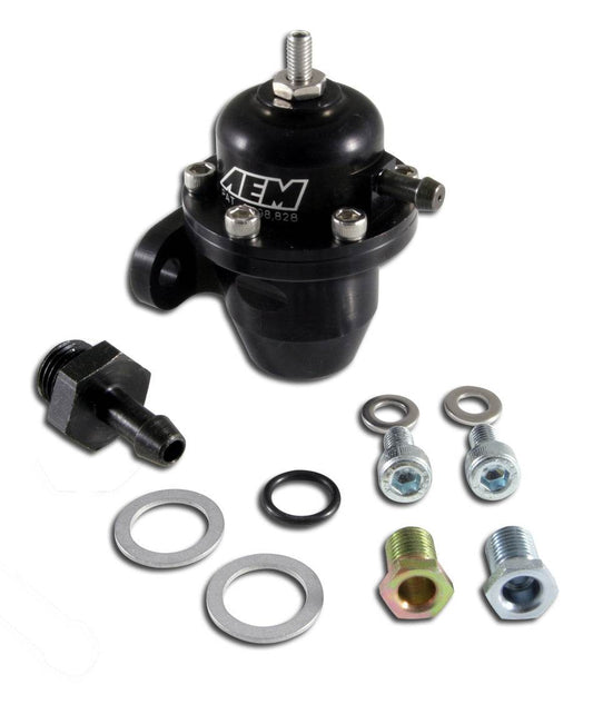 Suncoast Marine and Auto offers Adjustable Fuel Pressure Regulator Black (AEM25-300BK)