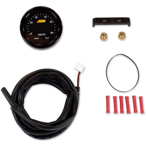 Suncoast Marine and Auto offers X-Series Volt Gauge 8-18 Volt (AEM30-0303)