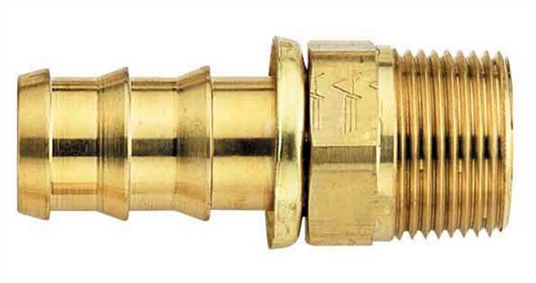 #4 Socketless Hose To 1/8 Male Pipe Fitting (AERFBM1200) - Suncoast Marine & Auto Supply 