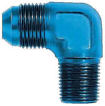 Adapter Fitting 90 Deg Alum #8 to 1/2 NPT (AERFBM2038) - Suncoast Marine & Auto Supply 