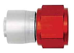 #4 Str 37 Deg JIC Crimp Swivel Fitting (AERFBM4211) - Suncoast Marine & Auto Supply 