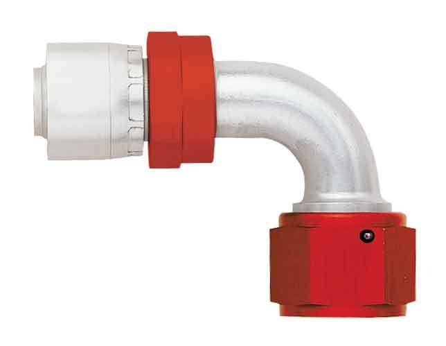 #16 90 Deg Elbow 37 Deg JIC Crimp Swivel Fitting (AERFBM4236) - Suncoast Marine & Auto Supply 