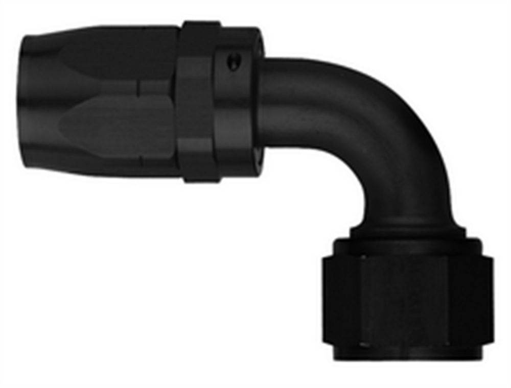 #8 90 Deg Hose End Black (AERFBM4433) - Suncoast Marine & Auto Supply 