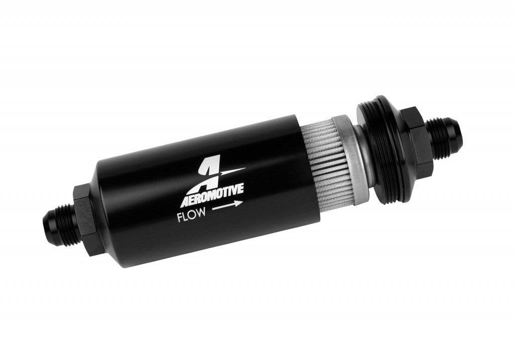 Suncoast Marine and Auto offers 8an Inline Fuel Filter 40 Micron 2in OD Black (12378)