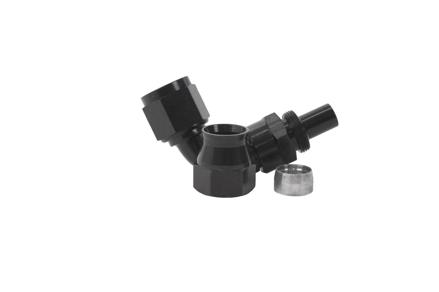 Suncoast Marine and Auto offers 8an 90-Deg PTFE Hose End Black Anodized (15355)