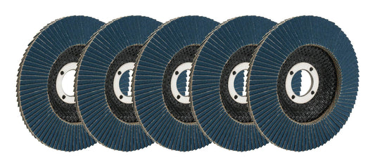 Suncoast Marine and Auto offers Flap Discs 60 Grit 4-1/2in with 7/8in Arbor (ALL12121-5)