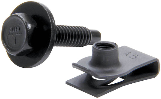 Suncoast Marine and Auto offers Body Bolt Kit w/ Clips 50pk Black (ALL18558-50)