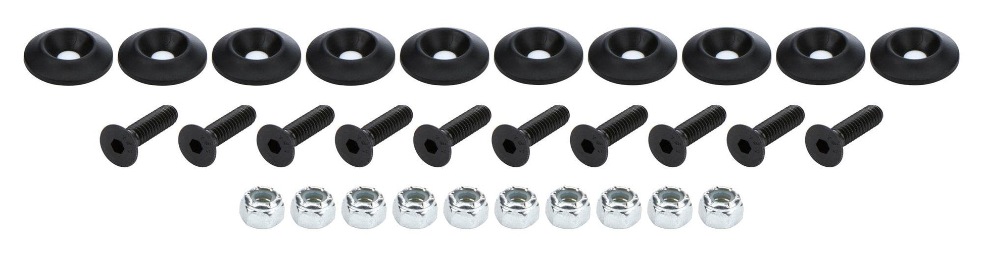 Suncoast Marine and Auto offers Countersunk Bolt Kit Black 10pk (ALL18680)