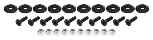 Suncoast Marine and Auto offers Countersunk Bolt Kit Black 10pk (ALL18680)