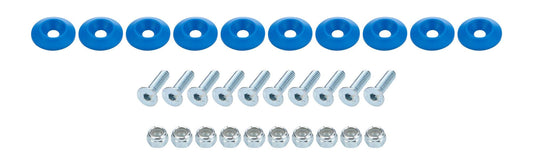 Suncoast Marine and Auto offers Countersunk Bolt Kit Blue 10pk (ALL18683)