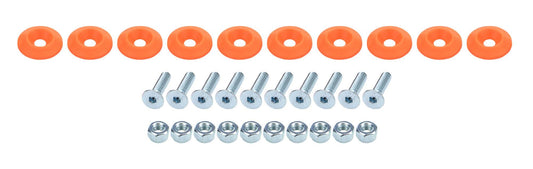 Suncoast Marine and Auto offers Countersunk Bolt Kit Fluorescent Orange 10pk (ALL18689)