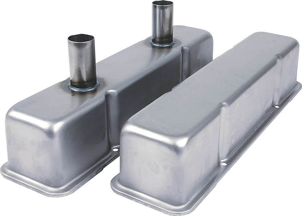 Suncoast Marine and Auto offers Valve Covers SBC Steel Raw w/Tubes (ALL26143)