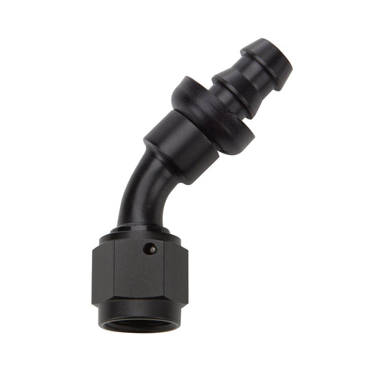 Suncoast Marine and Auto offers Pushlock Hose End Black 45 Deg Elbow -8 (ALL49433)