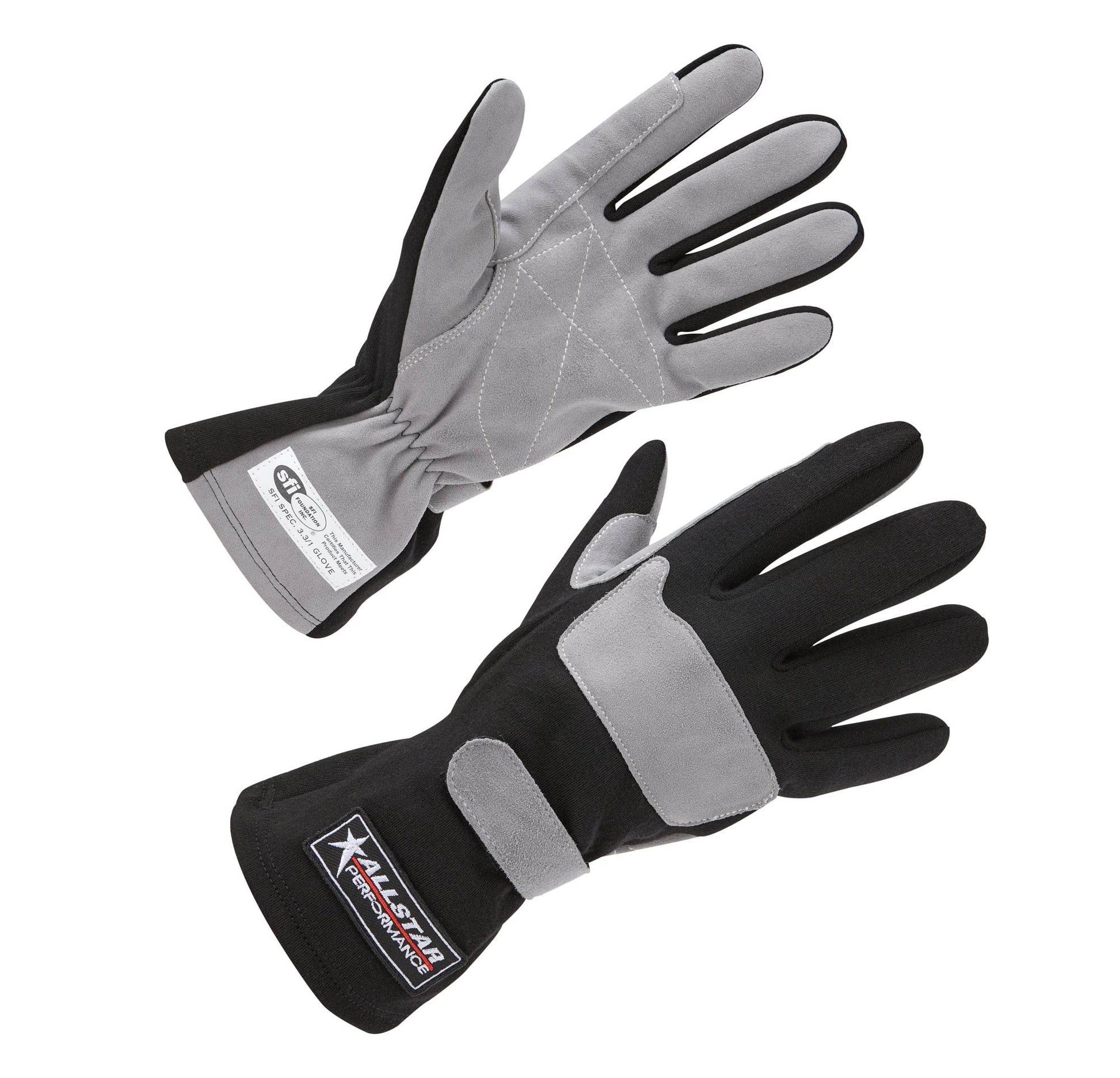 Suncoast Marine and Auto offers Driving Gloves SFI 3.3/1 S/L Black/Gray Small (ALL911011)