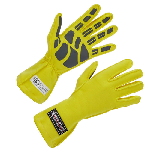 Suncoast Marine and Auto offers Driving Gloves SFI 3.3/5 Outseam D/L XL Yellow (ALL916095)