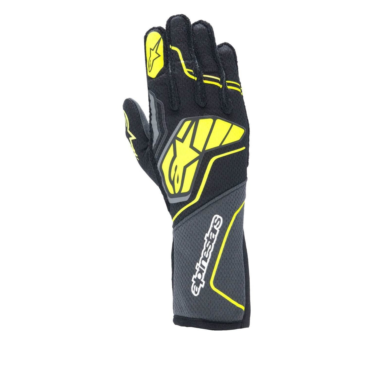 Suncoast Marine and Auto offers Glove Tech-1 ZX V4 Blk / Flou Yellow 2X-Large (3550224-9151-2XL)