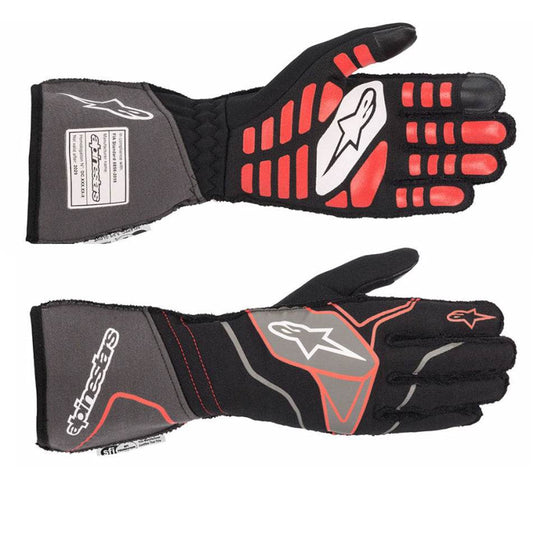 Suncoast Marine and Auto offers Tech-1 ZX Glove Large Black / Red (3550320-1036-L)