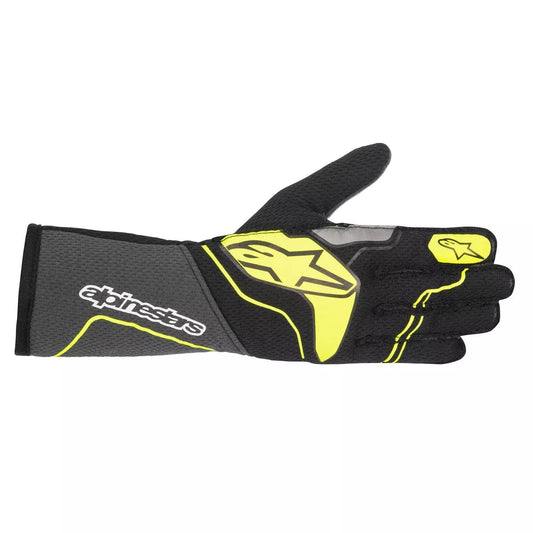 Suncoast Marine and Auto offers Gloves Tech 1-ZX Gray / Yellow 2X-Large (3550323-9151-2XL)