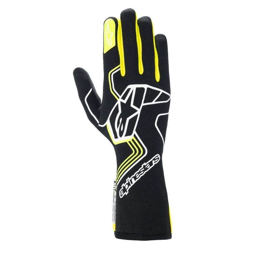 Suncoast Marine and Auto offers Glove Tech-1 Race V4 Blk / Fluo Yellow Medium (3552024-155-M)