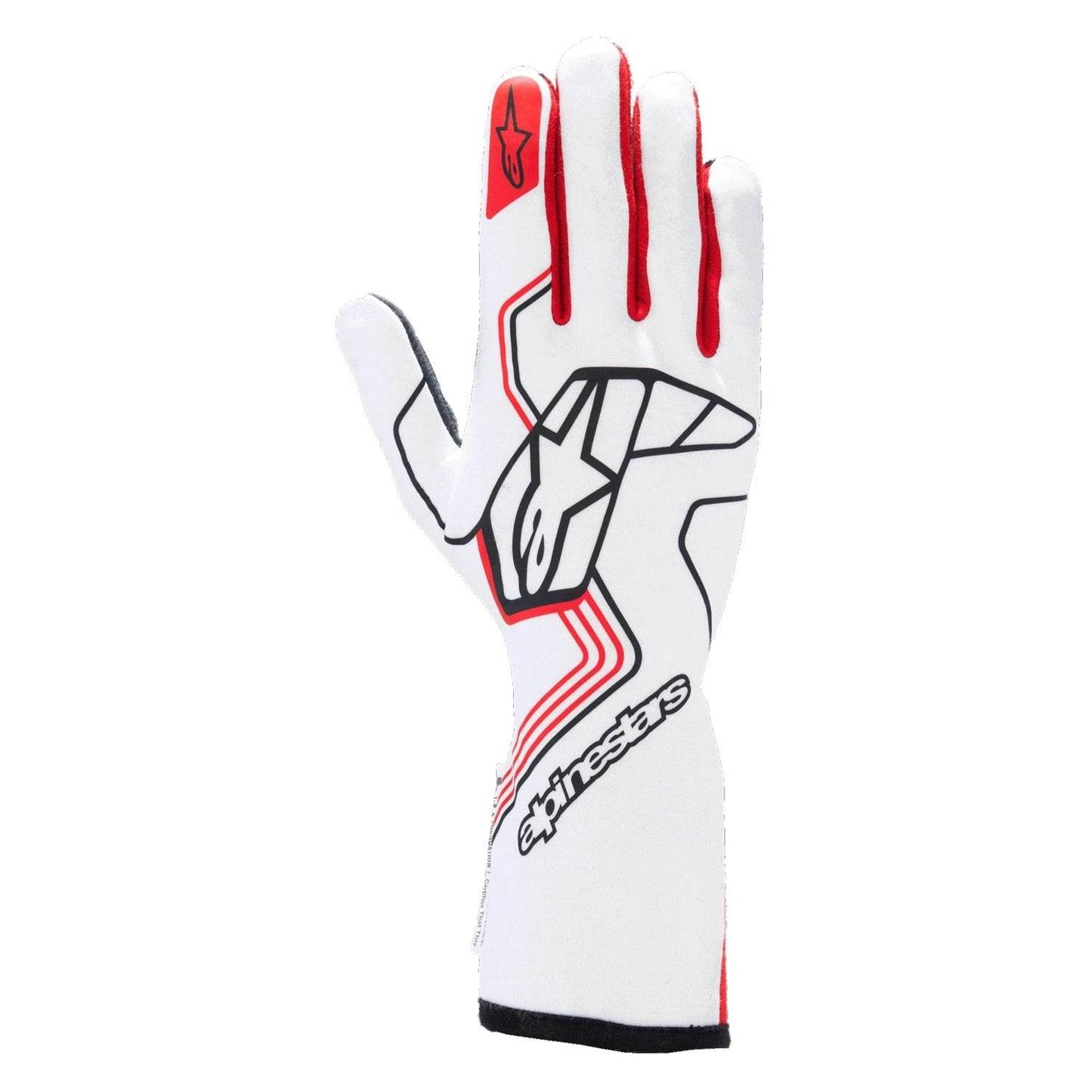 Suncoast Marine and Auto offers Glove Tech-1 Race V4 White / Red 2X-Large (3552024-23-2XL)