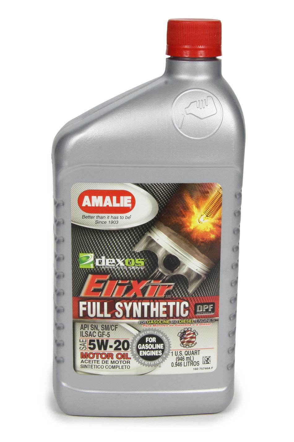 Suncoast Marine and Auto offers Elixir Full Synthetic 5w20 Dexos1 1 Qt (AMA75746-56)