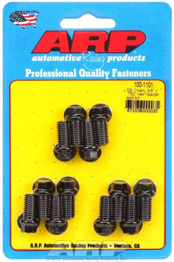 Suncoast Marine and Auto offers Header Bolt Kit - 6pt. 3/8 x .750 UHL (12) (100-1101)