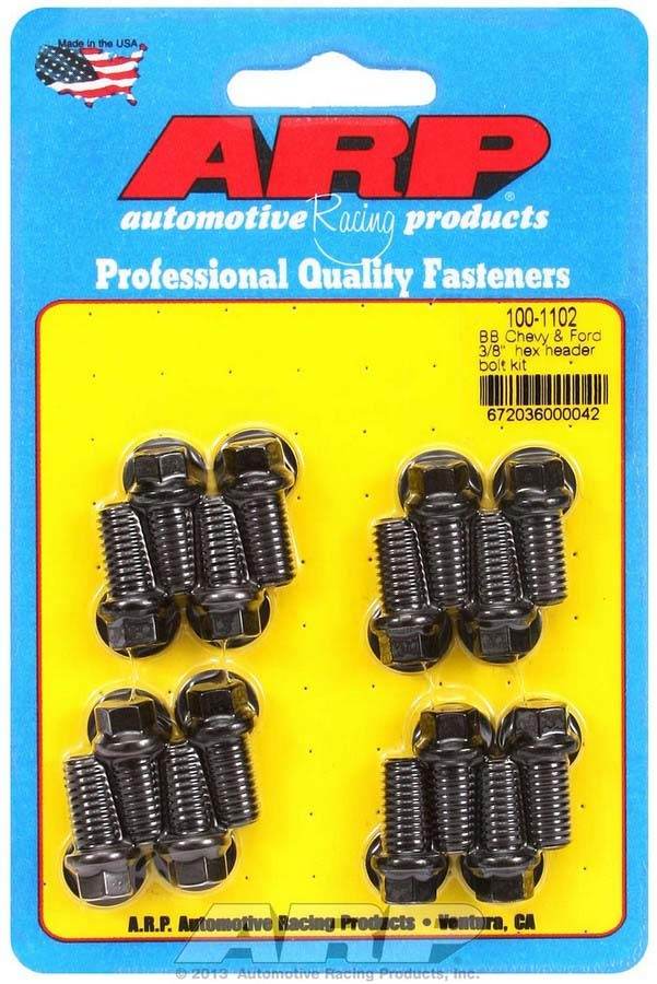 Suncoast Marine and Auto offers Header Bolt Kit - 6pt. 3/8 x .750 UHL (16) (100-1102)