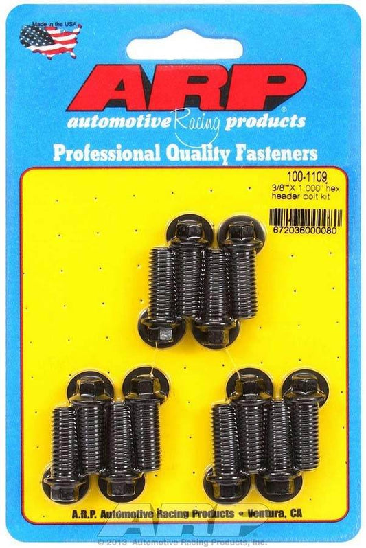 Suncoast Marine and Auto offers Header Bolt Kit - 6pt. 3/8 x 1.00 UHL (12) (100-1109)