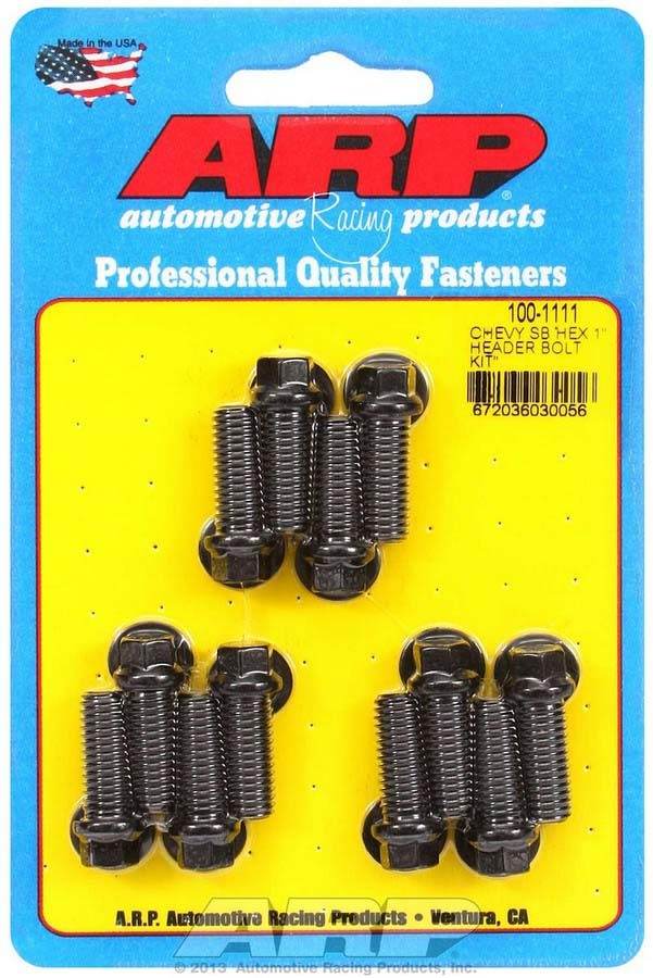 Suncoast Marine and Auto offers Header Bolt Kit - 6pt. 3/8 x 1.00 UHL (12) (100-1111)