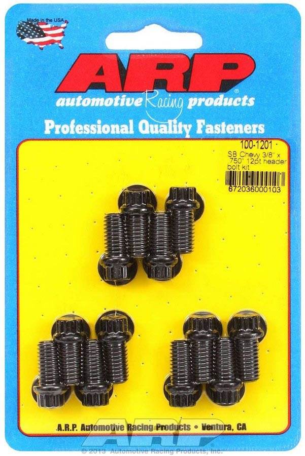 Suncoast Marine and Auto offers Header Bolt Kit - 12pt. 3/8 x .750 UHL (12) (100-1201)