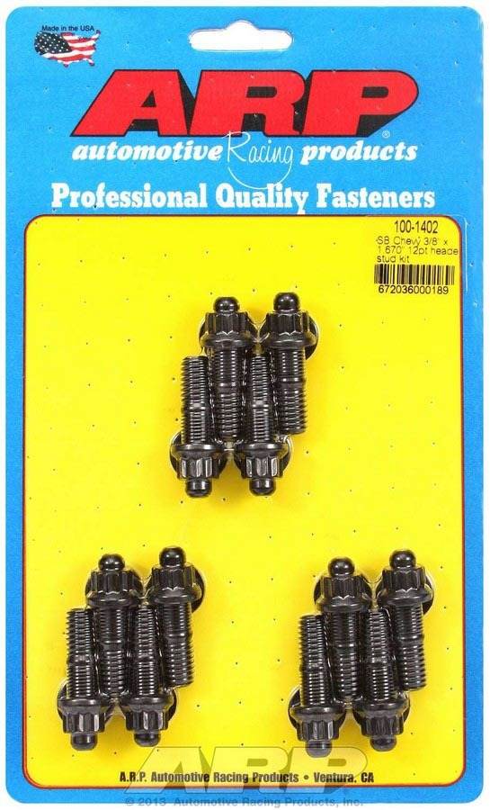 Suncoast Marine and Auto offers Header Stud Kit - 12pt. 3/8 x 1.670 OAL (12) (100-1402)