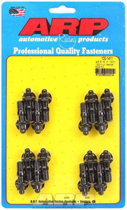 Suncoast Marine and Auto offers Header Stud Kit - 12pt. 3/8 x 1.500 OAL (16) (100-1411)