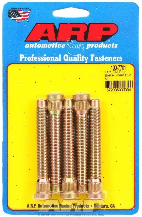 Suncoast Marine and Auto offers Wheel Stud Kit - 7/16-20 3.165/.486 Knurl (5) (100-7701)