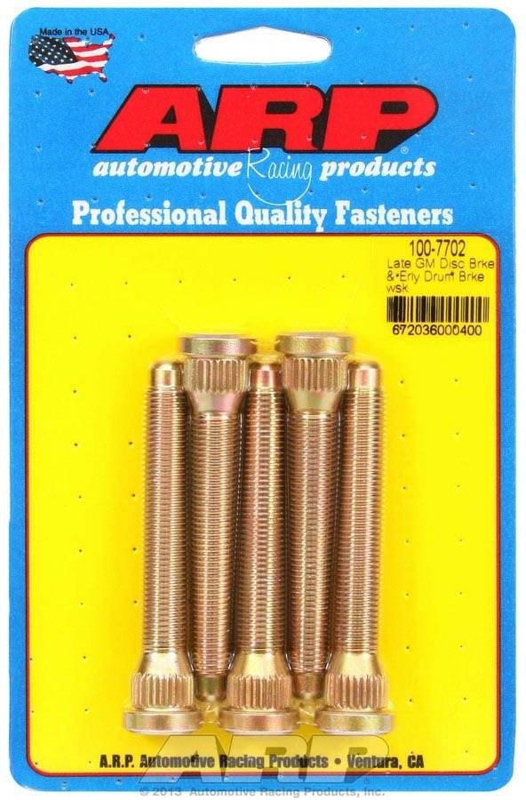 Suncoast Marine and Auto offers Wheel Stud Kit - 7/16-20 3.200/.580 Knurl (5) (100-7702)