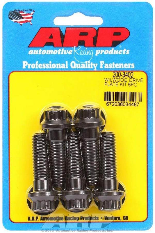 Suncoast Marine and Auto offers Wilwood Drive Plate Bolt Kit (5) (200-3402)