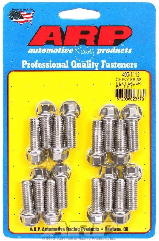 Suncoast Marine and Auto offers S/S Header Bolt Kit - 3/8 x 1.00 UHL (16) (400-1112)