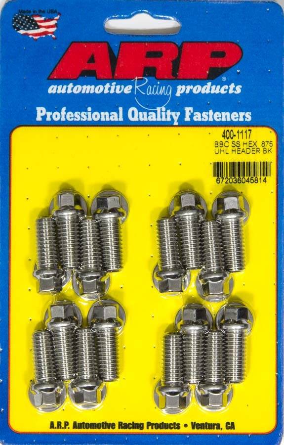 Suncoast Marine and Auto offers Header Bolt Kit - 6pt. 3/8 x .875 UHL (16) (400-1117)