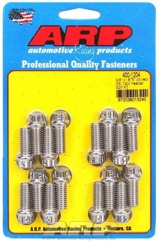 Suncoast Marine and Auto offers S/S Header Bolt Kit - 3/8 x .875 UHL (16) (400-1204)