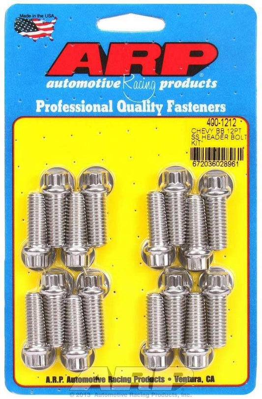 Suncoast Marine and Auto offers S/S Header Bolt Kit - 3/8 x 1.00 UHL (16) (400-1212)