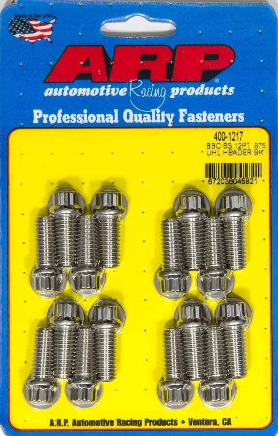 Suncoast Marine and Auto offers Header Bolt Kit - 12pt. 3/8 x .875 UHL (16) (400-1217)