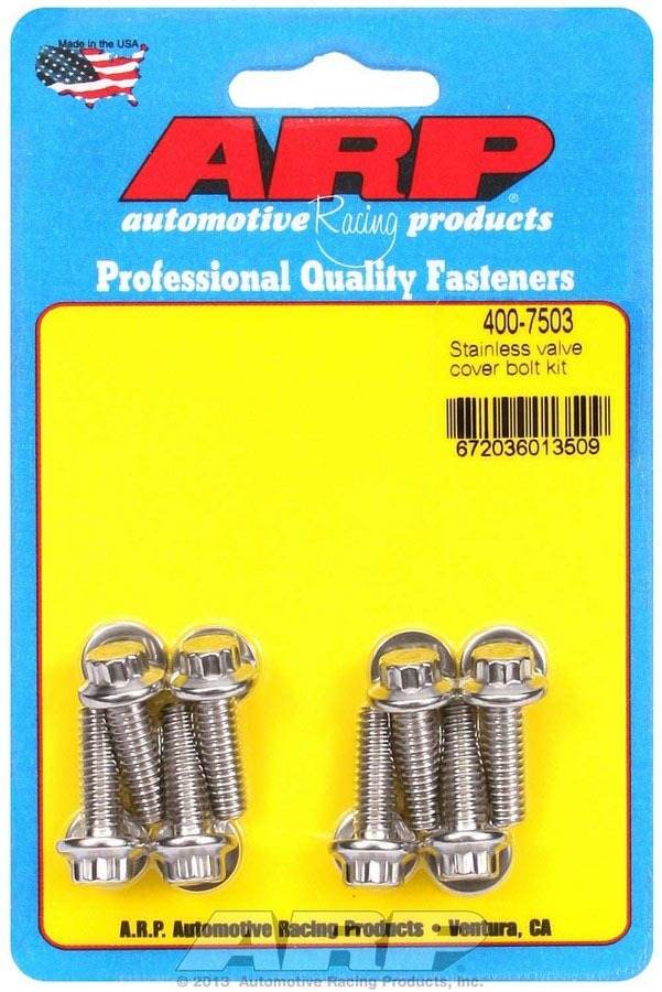 Suncoast Marine and Auto offers S/S Valve Cover Bolt Kit 1/4in- 20 12pt. (8) (400-7503)