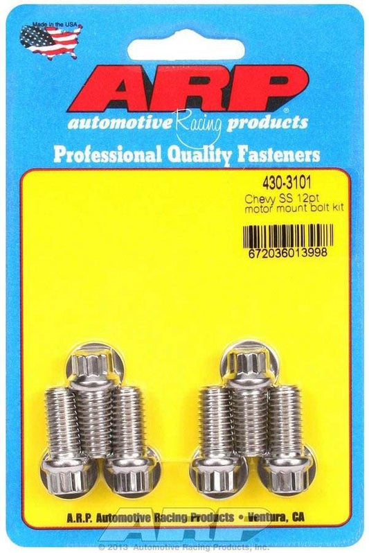 Suncoast Marine and Auto offers Chevy S/S Motor Mount Bolt Kit - 12pt. (430-3101)