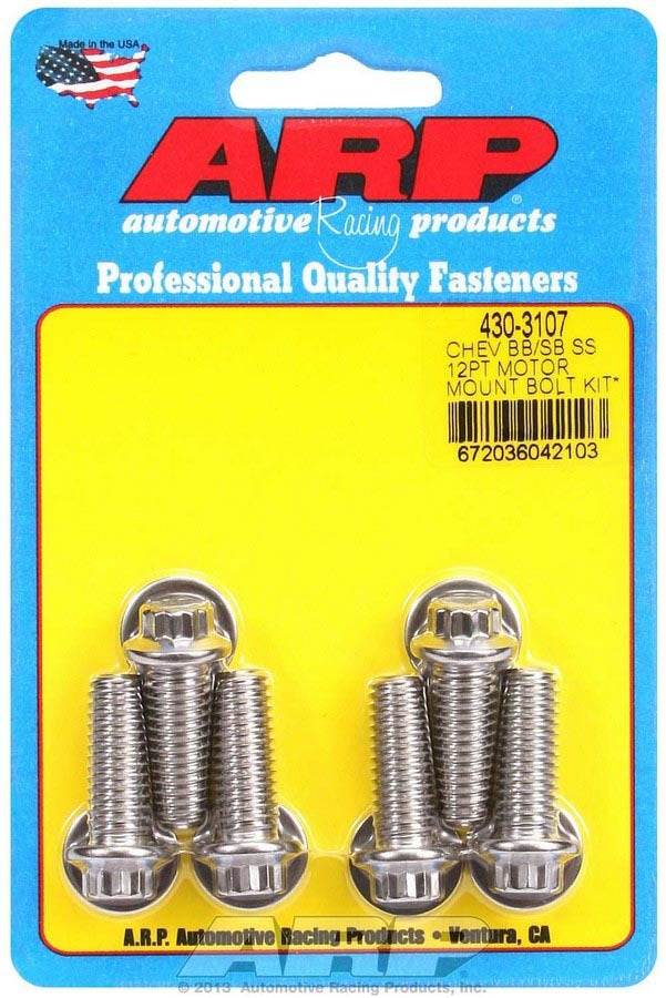 Suncoast Marine and Auto offers Motor Mount Bolt Kit 12pt. Chevy (430-3107)