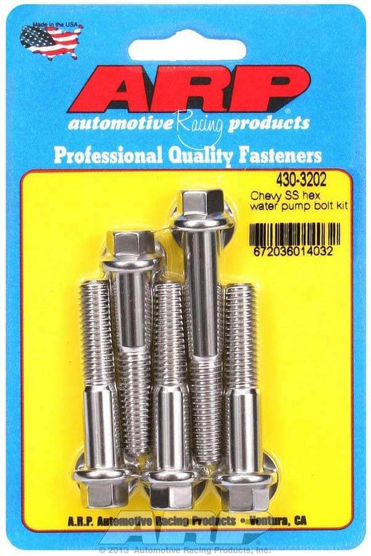 Suncoast Marine and Auto offers S/S Water Pump Bolt Kit Chevy 6pt. (430-3202)