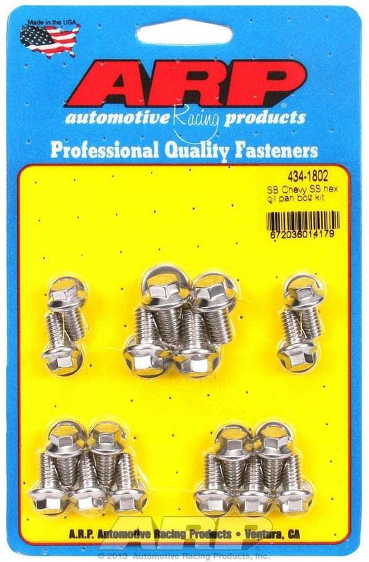 Suncoast Marine and Auto offers SBC S/S Oil Pan Bolt Kit 6pt. (434-1802)