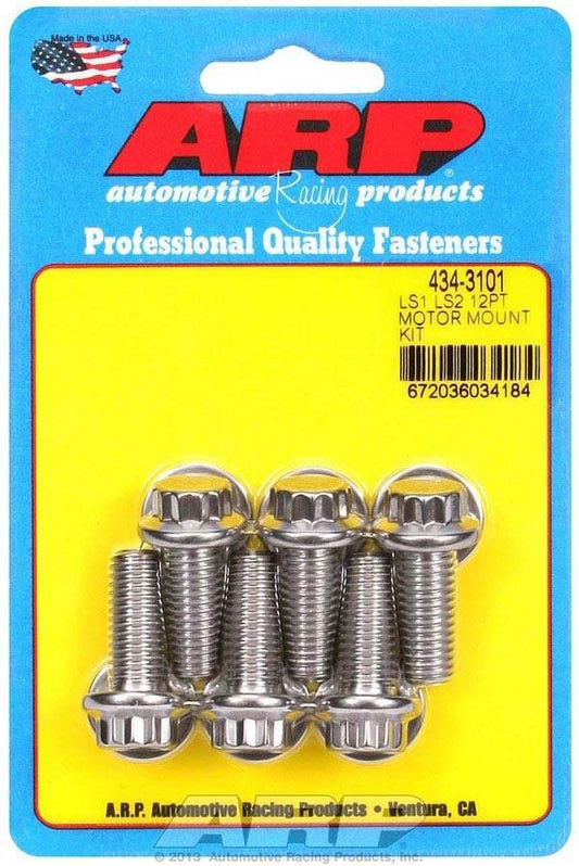 Suncoast Marine and Auto offers S/S Motor Mount Bolt Kit 12pt. LS1/LS2 (434-3101)