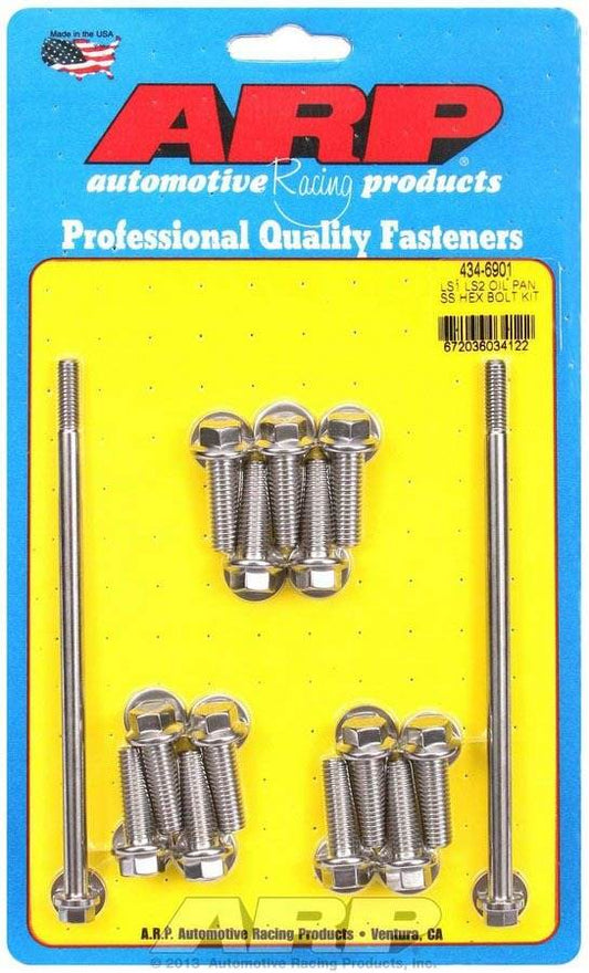 Suncoast Marine and Auto offers S/S Oil Pan Bolt Kit 6pt. LS1/LS2 (434-6901)