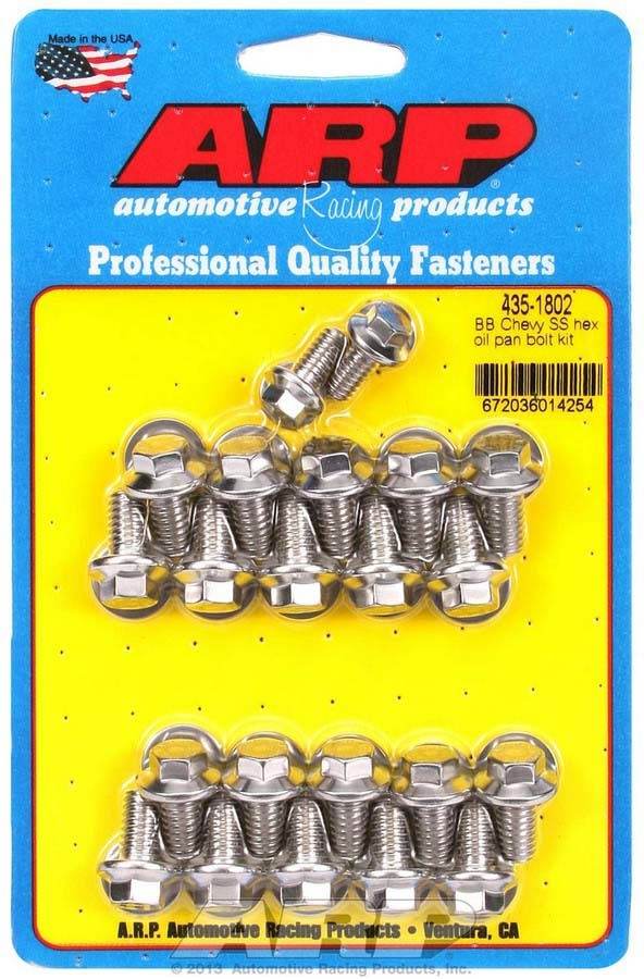 Suncoast Marine and Auto offers BBC S/S Oil Pan Bolt Kit 6pt. (435-1802)