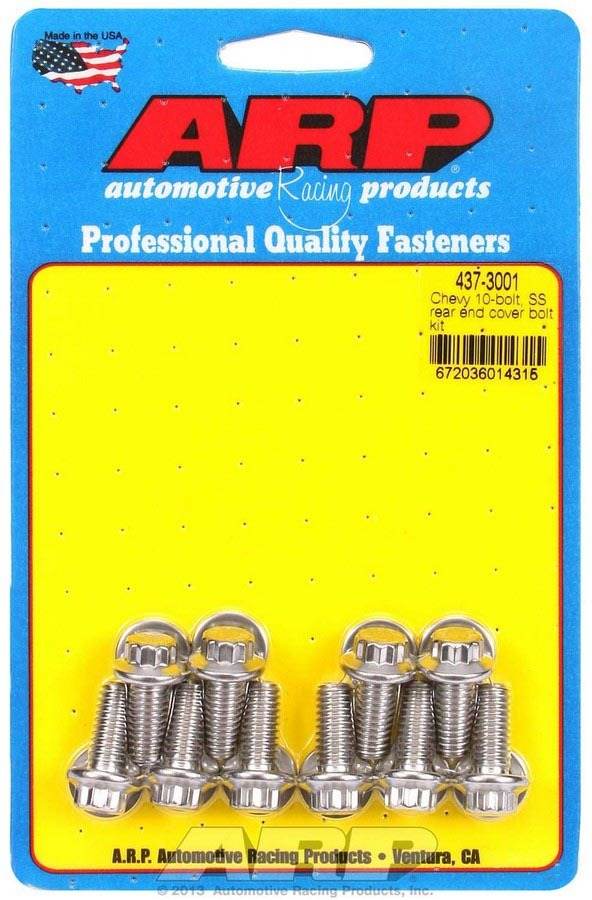 Suncoast Marine and Auto offers S/S Rear End Cover Bolt Kit - 10-Bolt Chevy (437-3001)